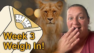 Carnivore DIet Week 3 weigh in