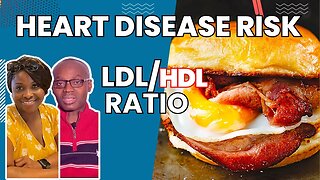 LDL and HDL Cholesterol Ratio & Heart Disease #droteng