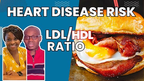 LDL and HDL Cholesterol Ratio & Heart Disease #droteng