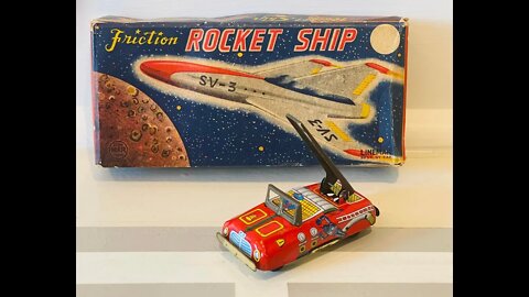 Rare SV-3 Rocket Box & Mini Tetsujin Firetruck!! 🙀