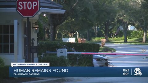 Remains of woman found in Palm Beach Gardens canal