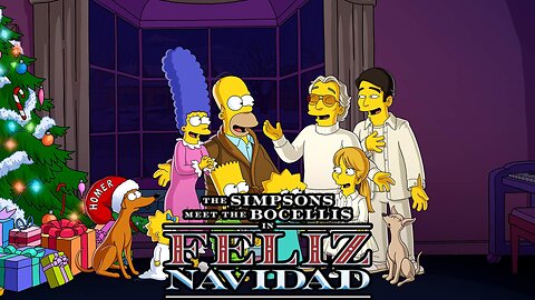 The Simpsons Meet the Bocellis in "Feliz Navidad"