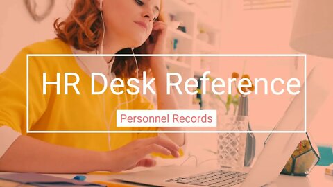 Personal records - Human Resource Reference