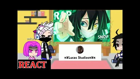 Time Naruto React ao Rap do obanai #gacha #anime