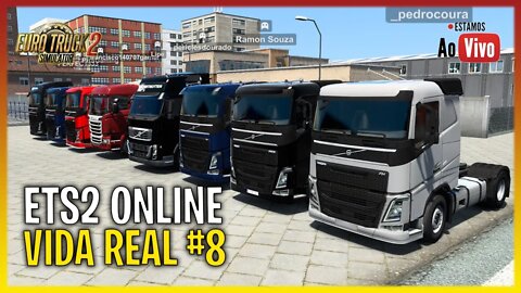 🔴 LIVE - ETS2 VIDA REAL ONLINE #9 FUNCIONÁRIO ME DEU 11000 DE PREJUIZO EURO TRUCK SIMULATOR 2