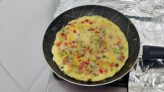 OMELETTE WITH PRESERVED TUNA
