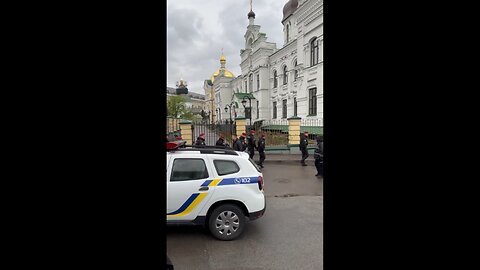 Ukrainian police are blocking entrance to the Kiev-Pechersk Lavra