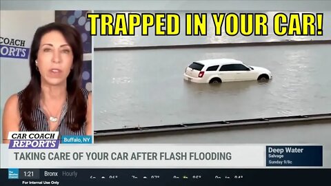 FLASH FLOODING - How to Escape From Car TRAPPED in Flood Waters