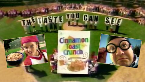Cinnamon Toast Crunch Cereal "BASEBALL" Commercial (2003)