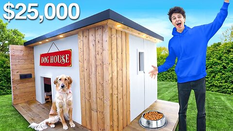 I BUILT A $25,000 DREAM DOG HOUSE!