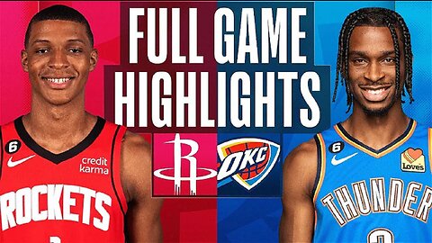 Houston Rockets vs. Oklahoma City Thunder Full Game Highlights | Feb 15 | 2022-2023 NBA Season