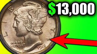 1918 Mercury Dimes Worth Money!!