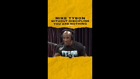 #miketyson Without discipline you are nothing. 🎥 @joerogan