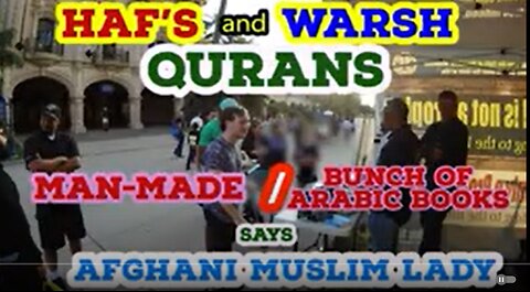 Are the HAF's and Warsh Quran Man-Made?