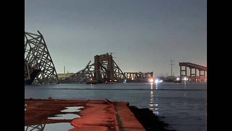 Sun Rises Over Baltimore Bridge Disaster [ FALSE FLAG ]