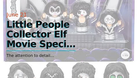 Little People Collector Elf Movie Special Edition Figure Set In Christmas Display Gift Box For...