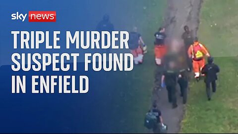 Triple murder suspect found in Enfield