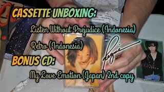 REGINE Cassette Unboxing: Retro / LWP (Indonesia) / Bonus CD: My Love Emotion (Japan) 2nd copy