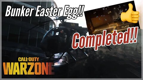 WARZONE Bunker Easter Egg! COMPLETED!!