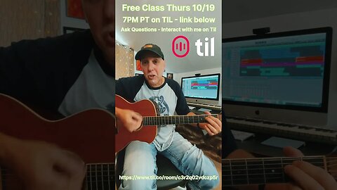 FREE Live Interactive Guitar Class on TIL - Make Ur Playing Come Alive #guitar #learnguitar #chords