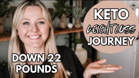 HOW I LOST THE WEIGHT | 22 POUNDS DOWN ON THE KETO DIET IN A MONTH💪😀