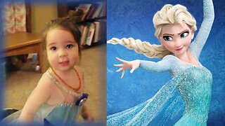 Two Year Old l Sings and Dances to Disney's Frozen "Let It Go"