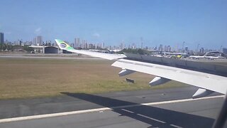 Pouso do Airbus A330 PR-AIT em Recife vindo de Campinas