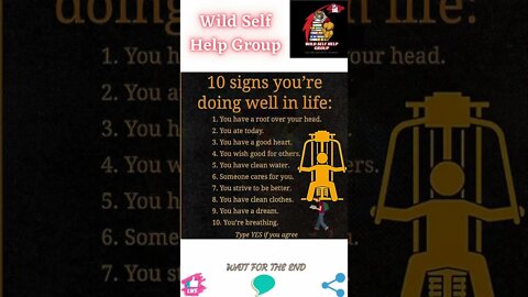🔥10 signs you are doing well in life🔥#shorts🔥#wildselfhelpgroup🔥1 September 2022🔥