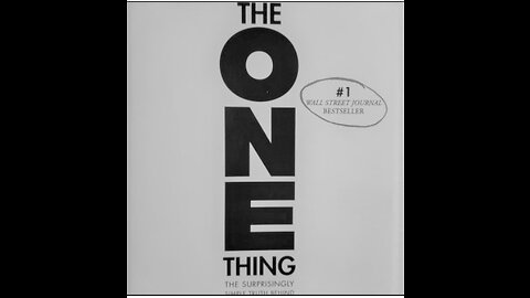 The One Thing: Extraordinary Results (Live For Productivity)