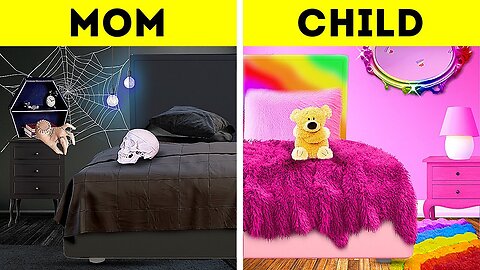 INCREDIBLE KIDS ROOM MAKEOVER 🌈|| Wednesday and Enid's Room Decoration