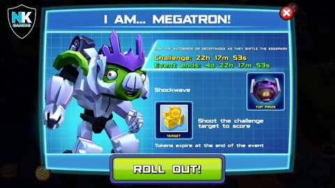 Angry Birds Transformers 2.0 - I Am... Megatron! - Day 2 - Featuring Grey Slam Grimlock