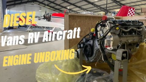 Continental CD-155 Jet-A Engine Unboxing - Vans RV-9 - Robin Coss Aviation
