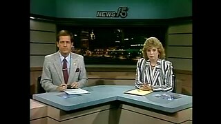 September 18, 1985 - Fort Wayne, Indiana WANE-TV Late Newscast (Telescoped)