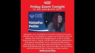 Stand4THEE Friday Night Zoom Nov 24 2023 - Natasha Petite from NCI