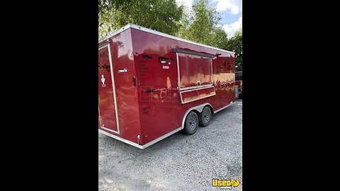 Well-Equipped 2021 Diamond Cargo Kitchen Food Concession Trailer with Pro-Fire for Sale in Texas