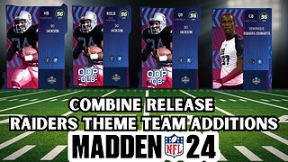 Madden 24 Combine Promo Release || Adding New Raiders Cards