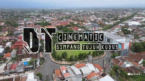 Cinematic drone kudus city