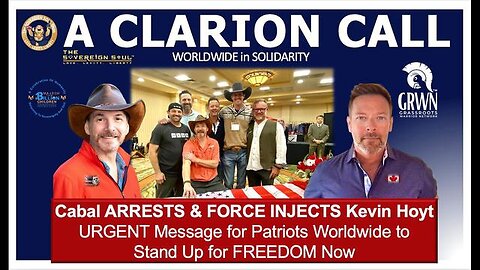 URGENT‼️KEVIN HOYT ARRESTED, FORCE INJECTED 4 EXPOSING CRIMES AGAINST HUMANITY, CHILD TRAFFICKING