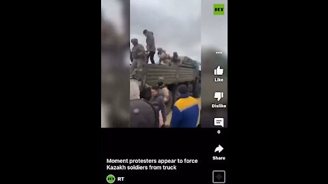 Kazakhstan army surrendered to protesters
