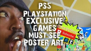 PS5 Playstation EXCLUSIVE GAMES POSTER CREATION OMNIBUS (MUST SEE)