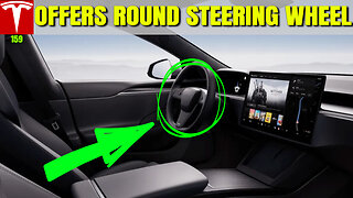 Tesla Offers ROUND STEERING WHEEL on Model S/X for 2023