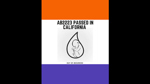 California Legalizes 4th Term Abortions (Post Birth)