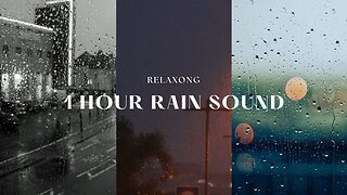 1 HOUR I RAIN SOUND FOR SLEEPING RELAXING AND STRESS RELIEF