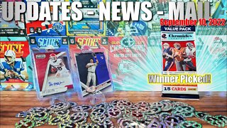 Giveaway Winner Picked, Mail & Stickers | Updates, News & Mail - September 10, 2022