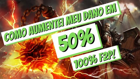 Diablo Immortal - Aumentei meu dano base em 50%