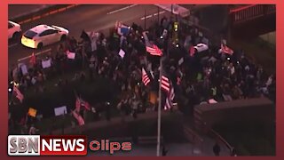 Large Group of Anti-Covid-19 Protesters Near the Golden Gate Bridge - 4974