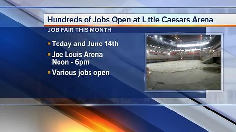 Workers Wanted: Positions open at Detroit's Little Caesars Arena