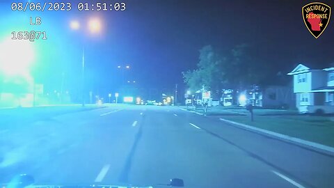 Dash Cam: Greenfield Police Pursuit Ends With Flash of Light