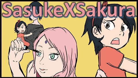 Sasuke needs Makeup - Sakura and Sasuke [SasuSaku] Doujinshi [English] [HD]