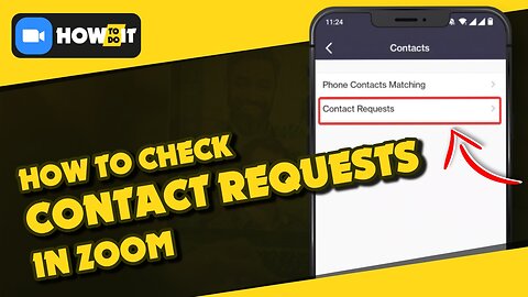 How to check contact requests in Zoom